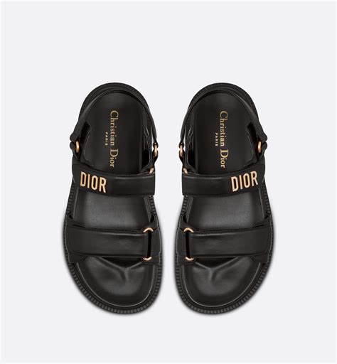 dior sandals women black